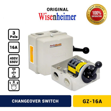 Change Over Switch 3P 16A Wisenheimer COS Ohm Saklar Genset 16 A