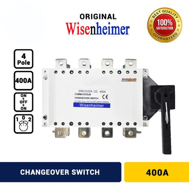 Change Over Switch 4P 400A COS Ohm Saklar Manual 400 Amper Wisenheimer